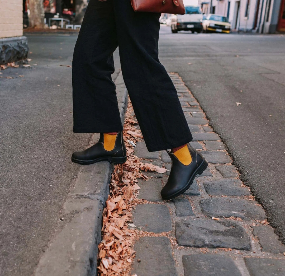 Blundstone #519 Brown Olive #1409 Brown Stripes #1917 Black & Navy