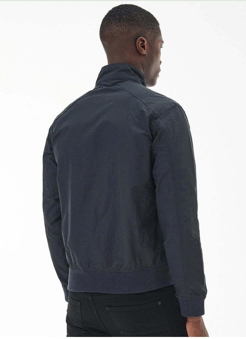 Giubbotto Barbour International mod. Harrington Steve McQueen blu