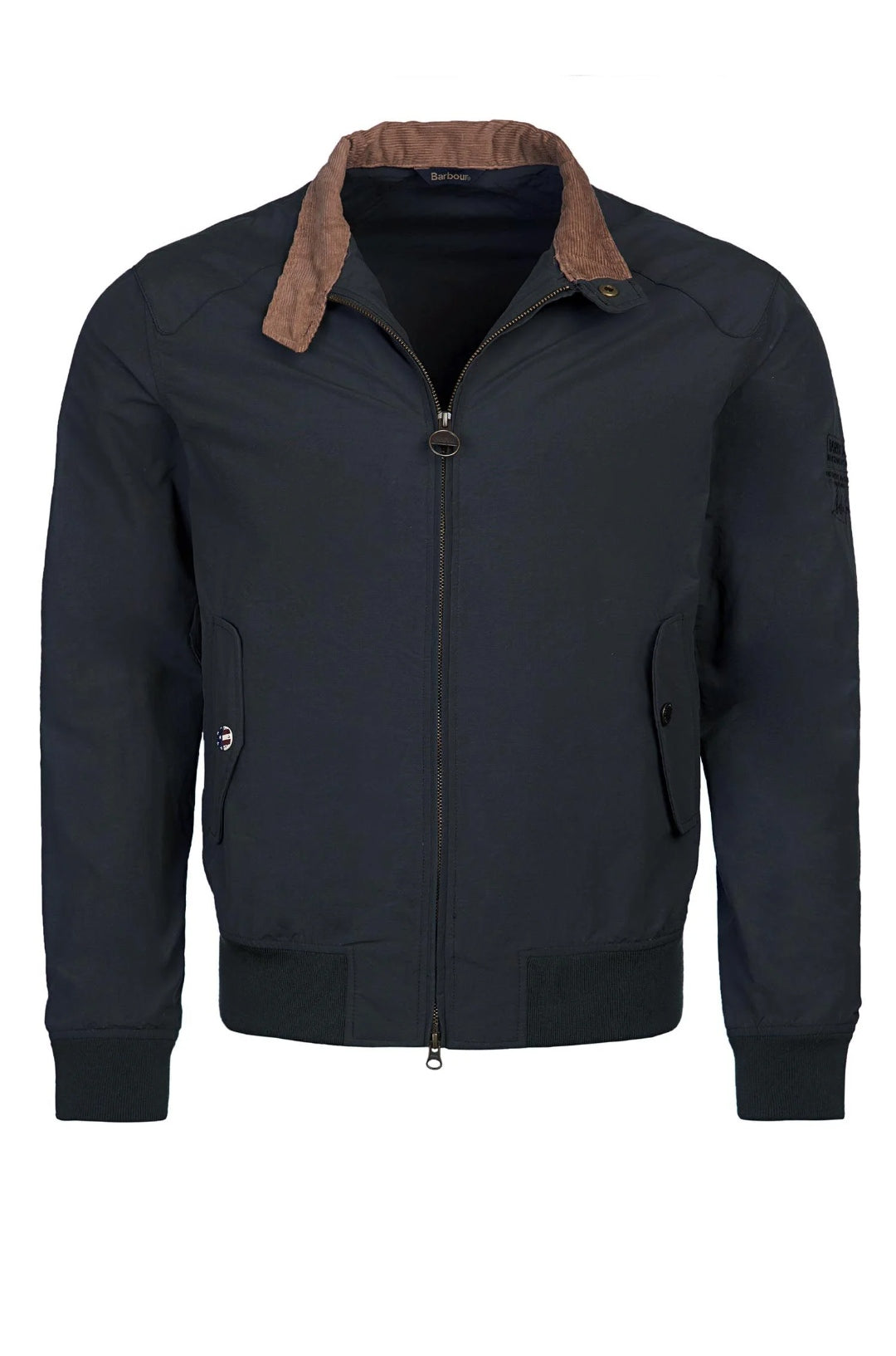 Giubbotto Barbour International mod. Harrington Steve McQueen blu