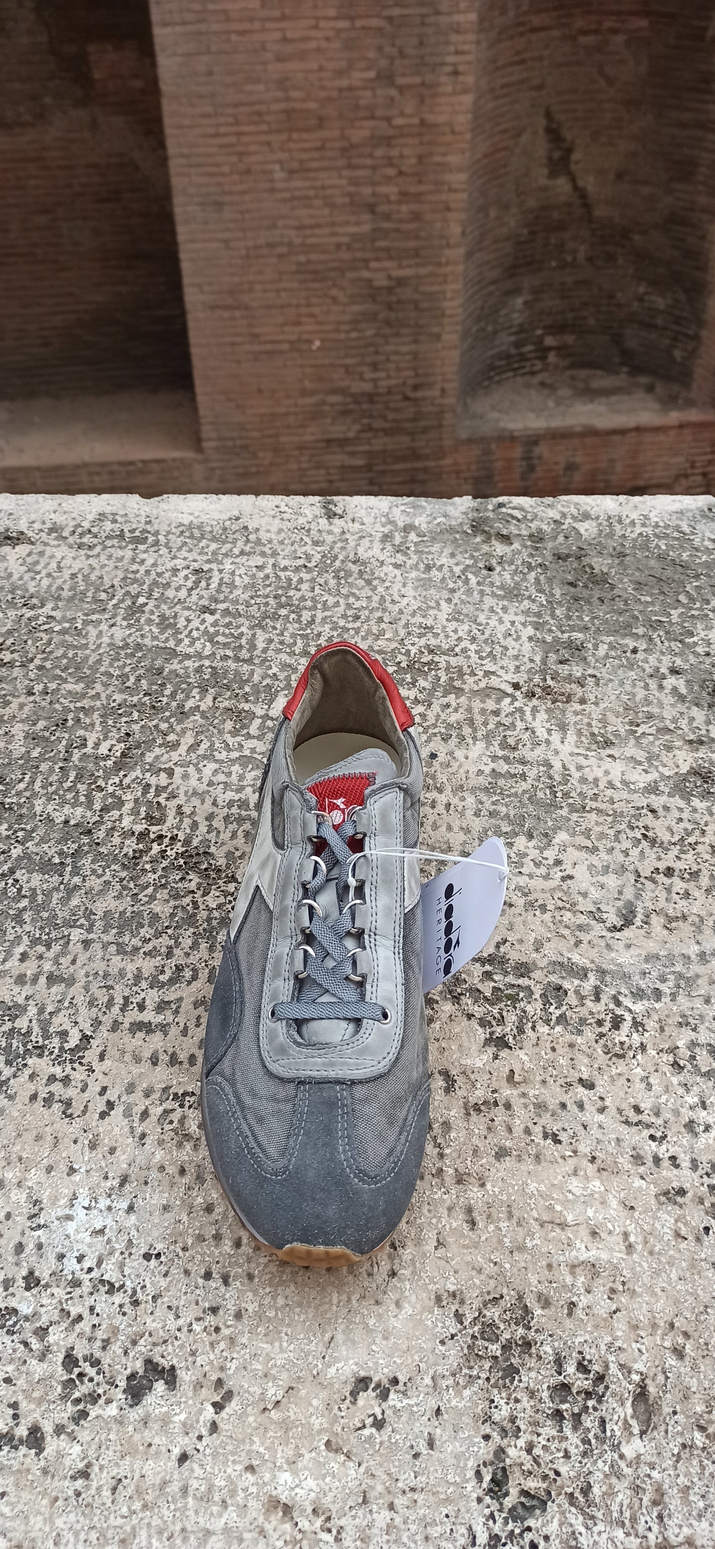 Diadora Heritage dirty Gray Down Blue