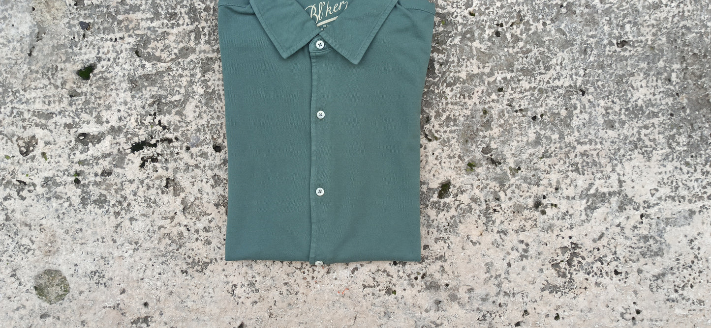 Polo camicia Bl'ker piquet verde