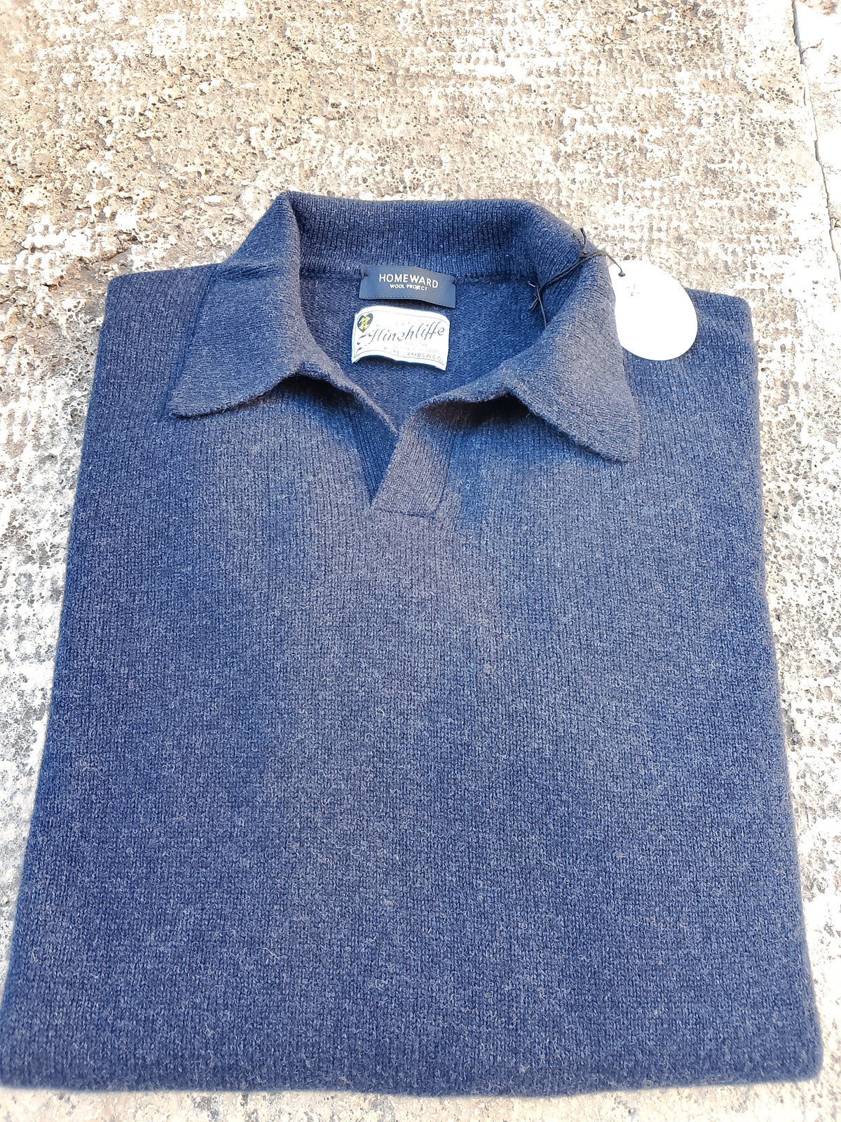 Polo senza bottoni Lambswool Hinchliffe