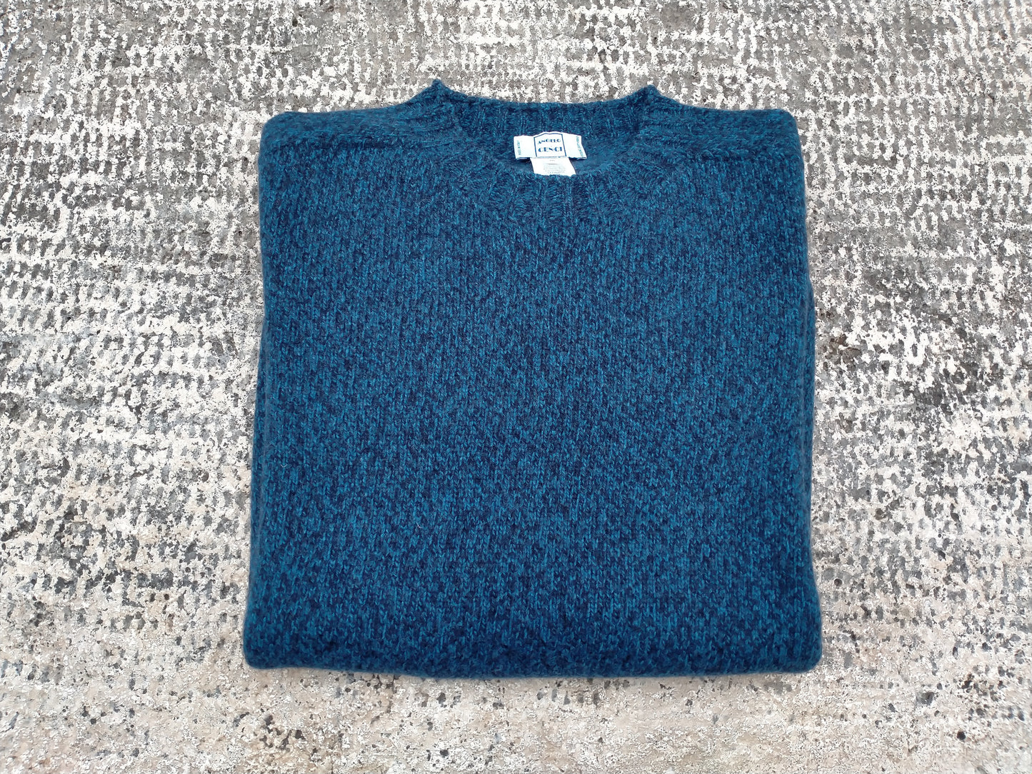 Pullover girocollo lana mouliné Angelo Cenci