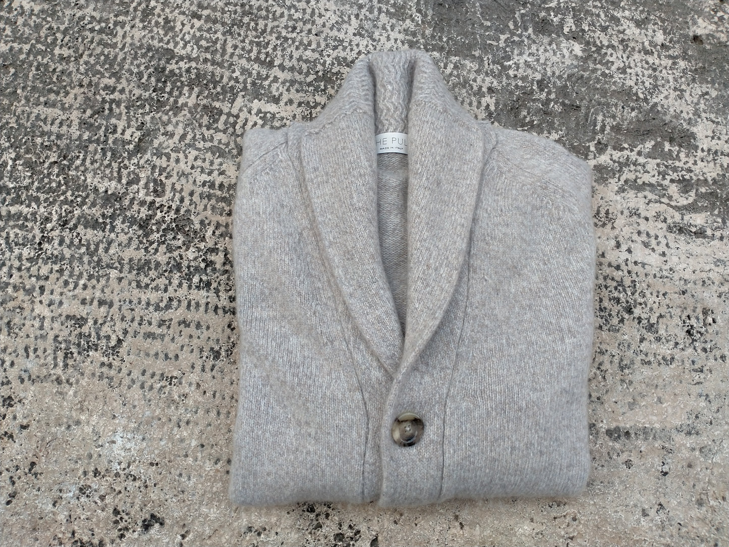 Cardigan sciallato pura lana