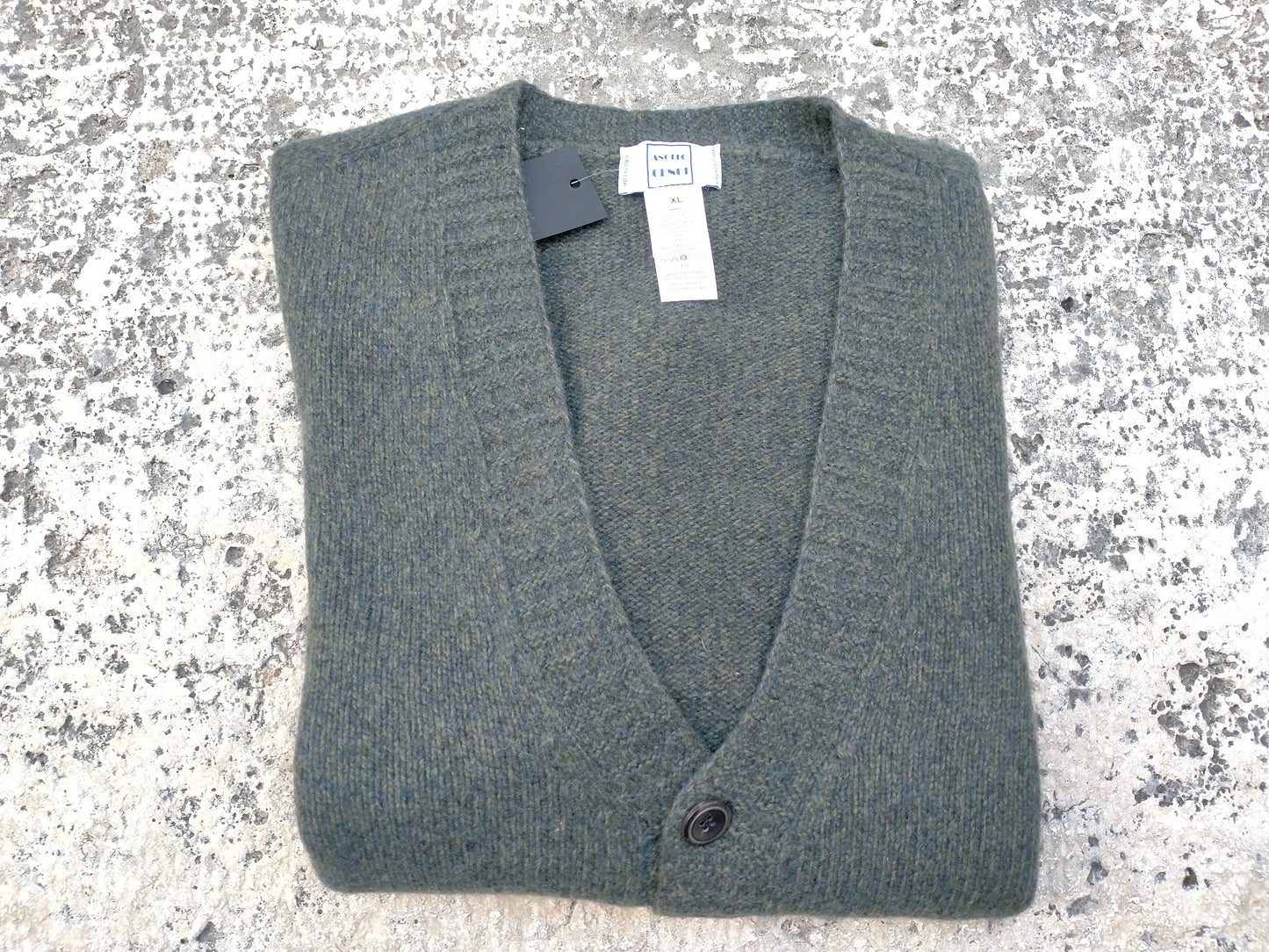 Cardigan lana mouliné Angelo Cenci